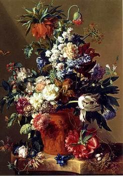 unknow artist Floral, beautiful classical still life of flowers.054 France oil painting art